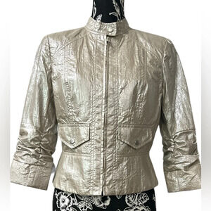 Muse “Anthracite” Metallic Pearl Jacket – Size 4